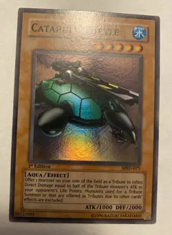 Yugioh - Catapult Turtle MRD-075 1st Edition SUPER LP X1 + FREE Kuriboh - Image 1