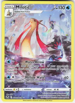 Pokemon Milotic TG02/TG30 Holo Silver Tempest Trainer Gallery Pokemon NM - Image 1