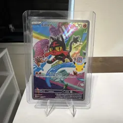 Pokemon TCG Litten Me: Mega Evolution Promo Holo Promo 70 HP 044 EN - Image 1