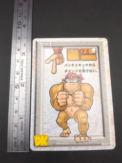 Funky Kong #D0001R Donkey Kong Card Game Nintendo 1999 Japan Ahomaro Games B1 - Image 4