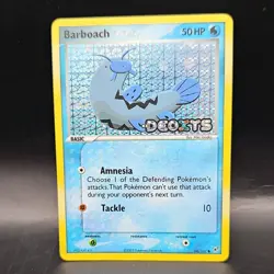 Pokemon Barboach EX Deoxys 54/107 Reverse Holo English 2005 Common - Image 1