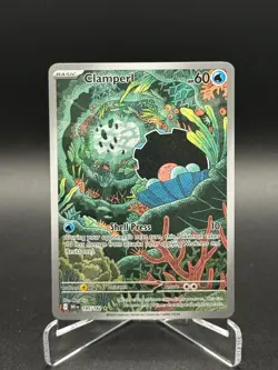 Clamperl 195/182 Illustration Rare Destined Rivals Pokemon NM/M - Image 1