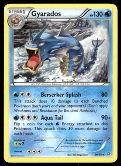 2015 Pokemon Gyarados Rare Ancient Origins 20/98 DMG - Image 1