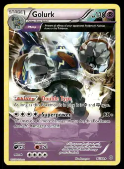 2015 Pokemon Golurk Rare Ancient Origins 35/98 LP - Image 1