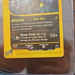 Pokemon TCG Umbreon Skyridge 32/144 Regular E-Reader English 70 HP Stage 1 - Image 4