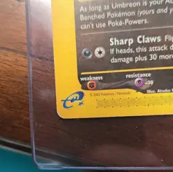 Pokemon TCG Umbreon Skyridge 32/144 Regular E-Reader English 70 HP Stage 1 - Image 5