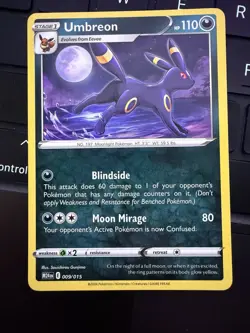Umbreon 009/015 McDonald's 2024 Promo Regular Finish Pokemon TCG NM - Image 1