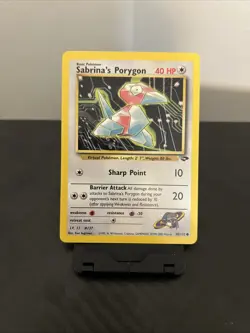 Pokemon TCG Sabrina's Porygon 98/132 Gym Challenge - Image 1