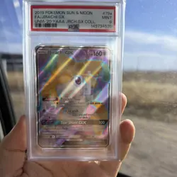 Pokemon Jirachi GX PSA 9 Sun and Moon 79a/236 Full Art Ultra Rare - Image 1