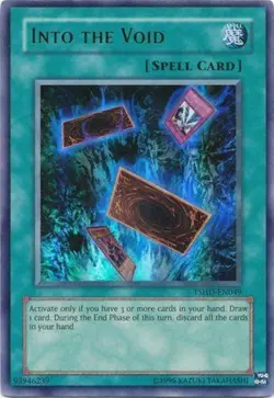 Into the Void TSHD-EN049 Ultra Rare Unlimited Yugioh MP - Image 1
