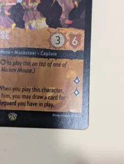 Disney Lorcana Mickey Mouse - Musketeer Captain 16/204 - Cold Foil Legendary NM - Image 3