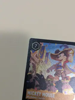 Disney Lorcana Mickey Mouse - Musketeer Captain 16/204 - Cold Foil Legendary NM - Image 5