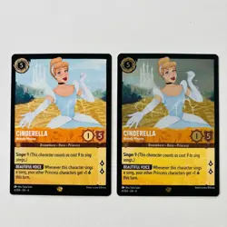 Cinderella - Melody Weaver Disney Lorcana Ursula's Return 4/204 NM FOIL & NON - Image 1