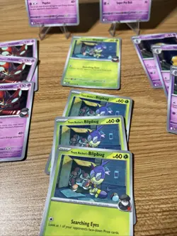 4x Pokemon card sv10 89/182 COMMON Team Rocket’s Orbeetle Set Scarlet & Violet - Image 3