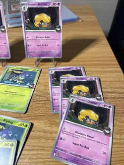 4x Pokemon card sv10 89/182 COMMON Team Rocket’s Orbeetle Set Scarlet & Violet - Image 4