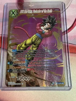 SS4 Son Goku Protector of the Earth SR Alt Art Foil Dragon Ball Super Card Game - Image 1