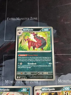 Venipede, Whirlipede, Scolipede Sv: Black Bolt Card Lot Regular Pokemon - Image 2