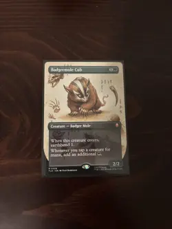 Badgermole Cub (Borderless) #326 MTG Avatar Regular Mythic - Pack Fresh NM/M 🔥 - Image 1