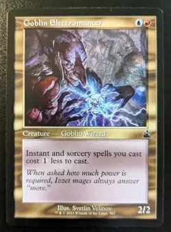 Goblin Electromancer (Retro Frame) 367 RVR Common Ravnica Remastered MTG - Image 1