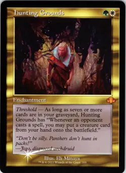 Hunting Grounds (Retro Frame) 359 Dominaria Remastered Foil NM - Image 1