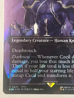 MTG Cecil, Dark Knight - FIN 0525 - Borderless Surge Foil - NM - FREE SHIPPING - Image 4