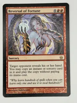 NM Reversal of Fortune Fifth Dawn Mtg Magic the Gathering - Image 1