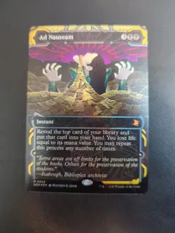 Ad Nauseam 0025 MTG Near Mint Foil - Image 1