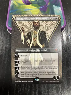 Ral Zarek, Guest Lecturer (Borderless) Secrets of Strixhaven Regular - Image 1