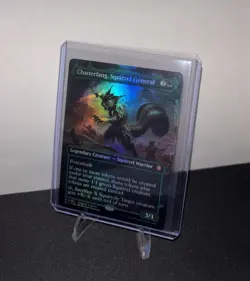 Chatterfang, Squirrel General (Borderless) Commander: Bloomburrow Foil - Image 1