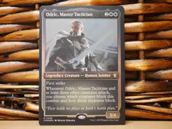 MTG Odric, Master Tactician 0468 ETCHED FOIL RARE | NM Near Mint | CMM | 2023 - Image 1