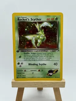 Pokemon TCG Gym Challenge Rocket’s Scyther 131/132 1st Edition Holo Vintage Rare - Image 1