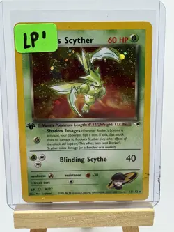 Pokemon TCG Gym Challenge Rocket’s Scyther 131/132 1st Edition Holo Vintage Rare - Image 5