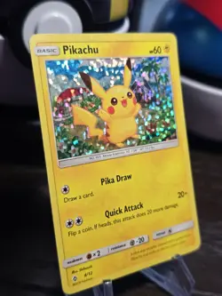 Pokemon TCG Pikachu McDonald's 2018 4/12 Holo Promo English 2018 60 HP - Image 2