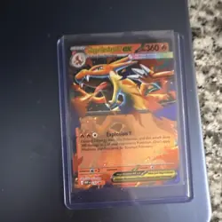 Pokemon Mega Charizard Y EX Holo Promo 030 Mega Evolution 360 HP Explosion Y - Image 1