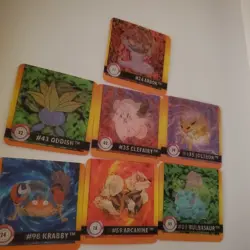 Pokemon 1998 Artbox Action FLIPZ Lenticular Premier Edition Cards Lot Of 7 - Image 3