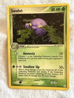 Swalot 50/101 EX Hidden Legends 80 HP Uncommon Stage 1 Regular 2004 English - Image 1