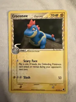 The Pokemon Company Croconaw 27/101 Dragon Frontiers 70 HP Uncommon Stage 1 - Image 1