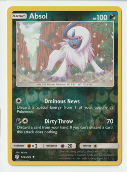 Absol 133/236 - Cosmic Eclipse - Reverse Holo - Pokemon TCG - NM - Image 1