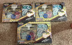 3x Pokemon TCG Crown Zenith Lugia v & Unown v Special Collection Box Sealed - Image 1