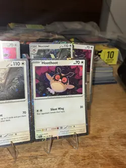 Pokemon Noctowl 127/162 + Hoothoot 126/162 Temporal Forces Promo Cosmos Holo NM - Image 3