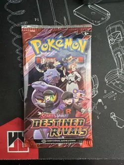 Pokemon Destined Rivals Booster Pack – Factory Sealed – Random Art - Image 1