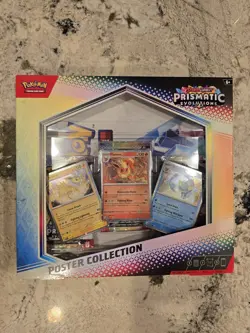 Pokemon TCG Prismatic Evolutions Poster Collection Box Brand New Sealed - Image 1