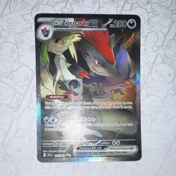 The Pokemon Company N's Zoroark ex 185/159 SV09 SIR Holo Full Art EN 280 HP - Image 1