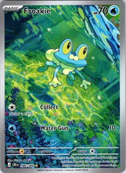 Froakie 088/086 Holo Illustration Rare Chaos Rising Pokemon Holo Near Mint - Image 1