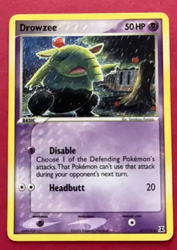 Pokemon - Drowzee 67/113 Common Ex Unseen Forces - Image 3