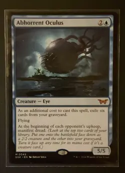 Abhorrent Oculus Duskmourn: House of Horror Regular Non-Foil NM MTG Magic - Image 1