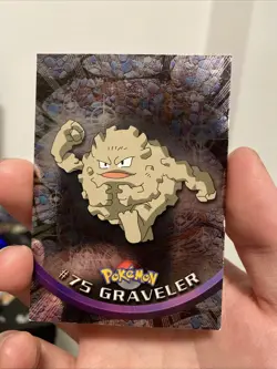 LP! HOLO Foil #75 Graveler Series 1 Topps Pokemon Black Label - Image 1