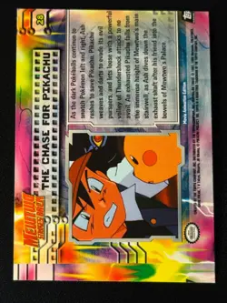 The Chase For Pikachu 28 Pokemon Topps MISCUT RARE - Image 2