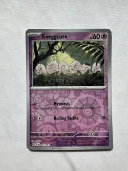 Exeggcute 023/091 Reverse Holo C Paldean Fates NM Pokemon - Image 1