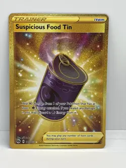 Pokemon TCG Suspicious Food Tin 080/073 Champion's Path Secret Rare NM - Image 1